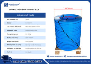 day dai thep sky blue 8 ky thuat | Dây Đai Thép Hoàng Huy Nam